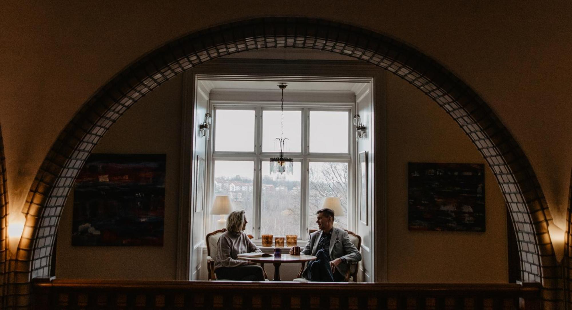 Hotel Slottsvillan Huskvarna Bagian luar foto
